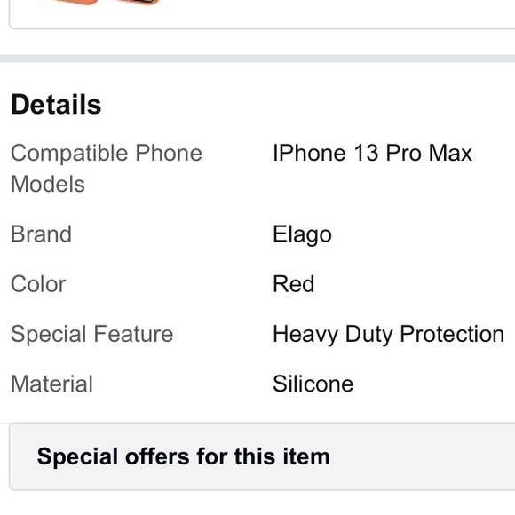 iPhone 13 Pro Max Case, Liquid Silicone Case RED - Picture 4 of 12